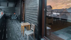 d'Alpen Apartments – Balkon