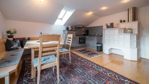 d'Alpen Apartments – Alpen Suite – Wohnzimmer
