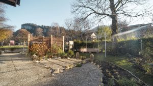 d'Alpen Apartments – Garten