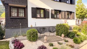 d'Alpen Apartments – Garten