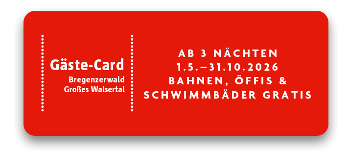 Gäste-Card Bregenzerwald 2026